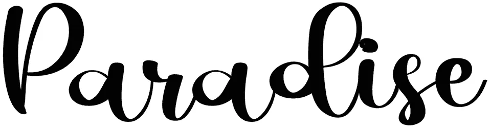 Paradise Font 1