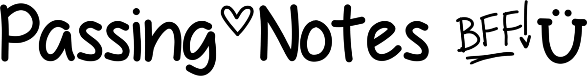 Passing Notes Font 1