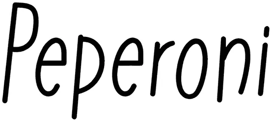 Peperoni Font 1