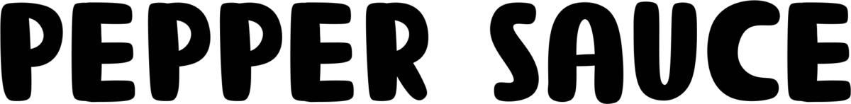 Pepper Sauce Font 1