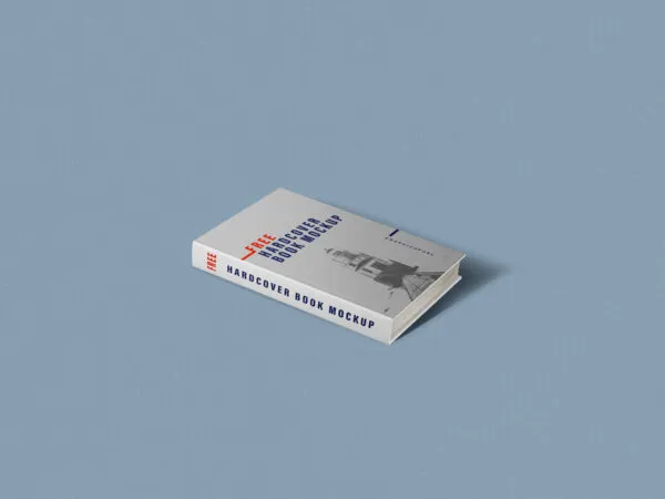 Perspective Hardback Book Mockup Set 1