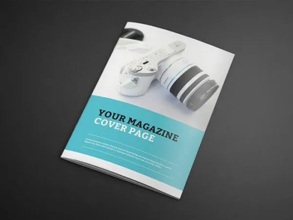 Perspective View of Catalog Magazine Mockups 1