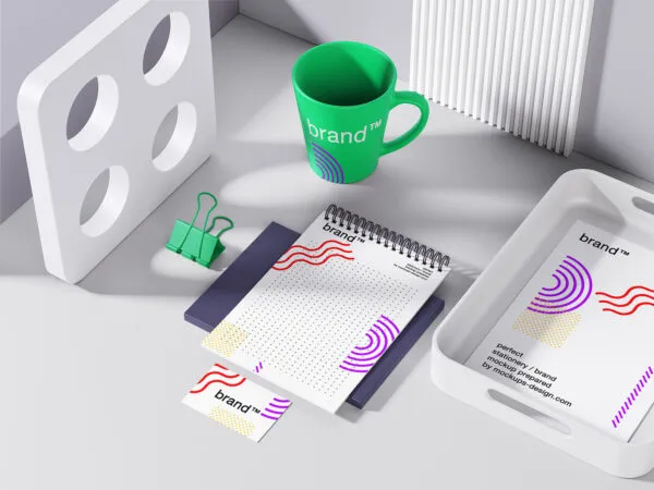 Perspective View of Minimal Branding Mockup 1