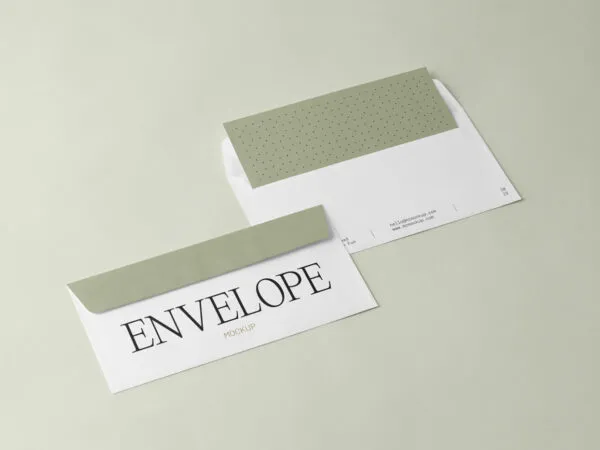 Perspective Vision of Envelope Mockups 1