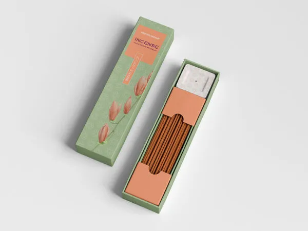 Perspective Vision of Incense Packaging Mockup 1