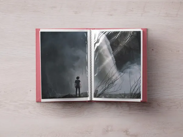 Photo Album Mockup Covered with Transparent Plastic 1
