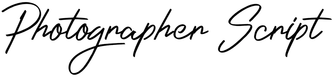 Photographer Script Font 1