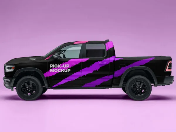 Pick Up Truck Mockup 1