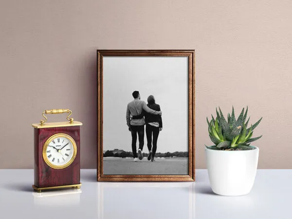 Picture Frame Mockup on Realistic Scene 1