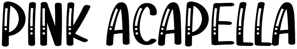 Pink Acapella Font 1