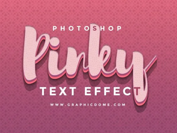 Pink Text Effect 1