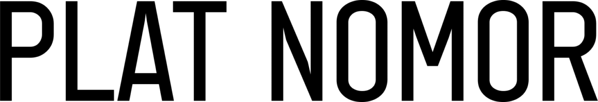 Plat Nomor Font 1
