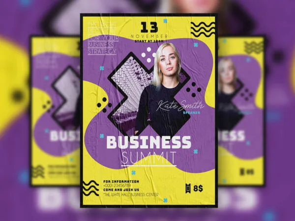 Playful Marketing Flyer and Facebook Cover Templates 1