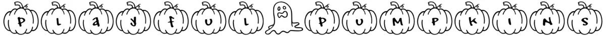 Playful Pumpkins Font 1