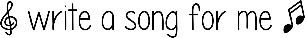 Please write me a song Font 1