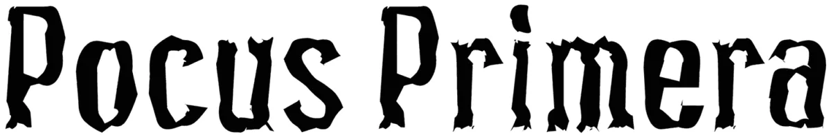 Pocus Primera Distorded Font 1