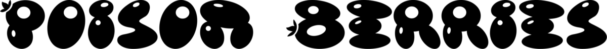 Poison Berries Font 1