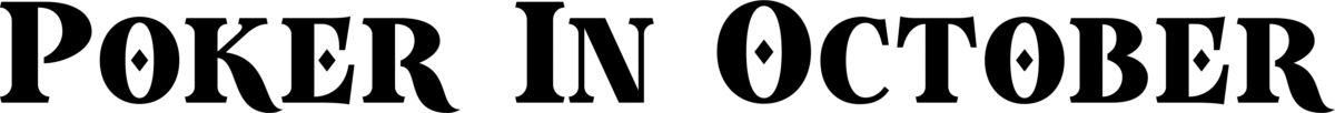 Poker In October Font 1