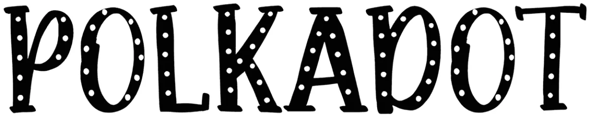 Polkadot Font 1