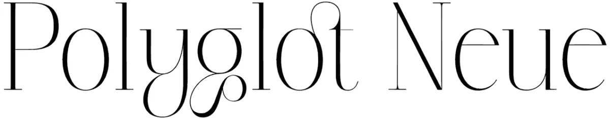 Polyglot Neue Font 1