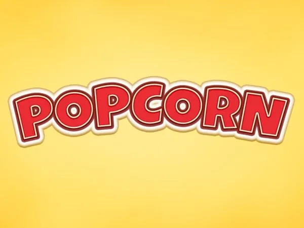Popcorn Text Effect 1