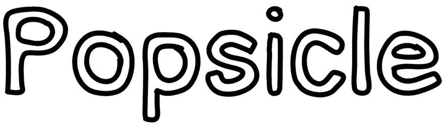 Popsicle Font 1