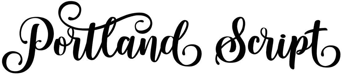 Portland Script Font 1