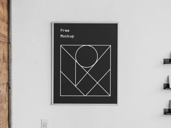 Poster Mockup in a Realistic Environment 1