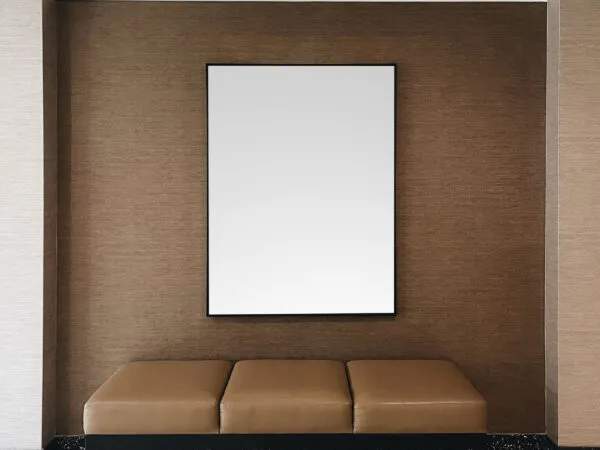 Poster in Hotel Mockup Along with Chair 2