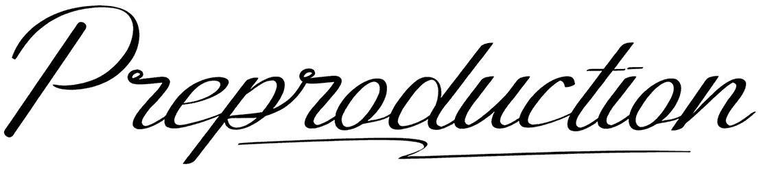 Preproduction Font 1