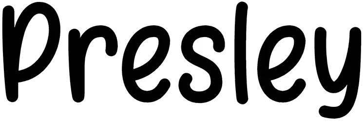Presley Font 1