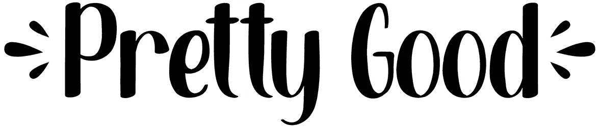 Pretty Good Font 1
