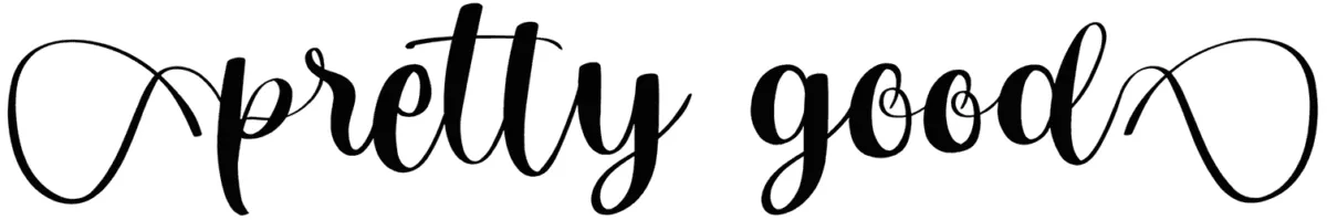 Pretty Good Script Font 1