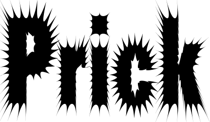 Prick Font 1
