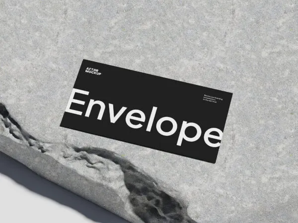 Print Mockup on Rock Surface 1