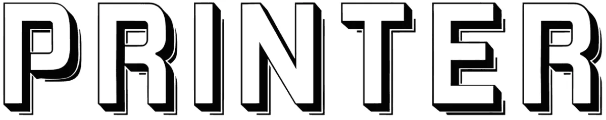 Printer Font 1