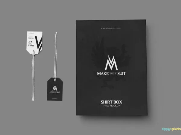 Product Packaging Laid on the Surface Mockup 1