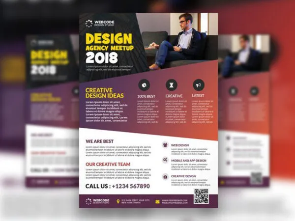 Professional Conference Flyer Template 1