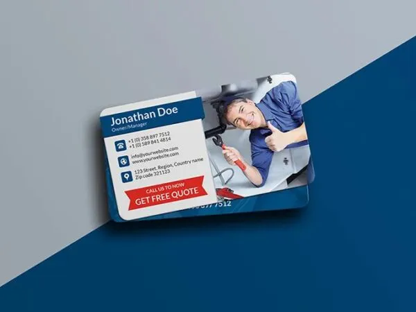 Professional Service Business Card Template 1