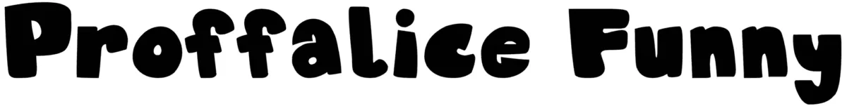 Proffalice Funny Font 1