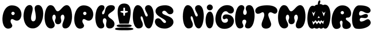 Pumpkins Nightmare Font 1