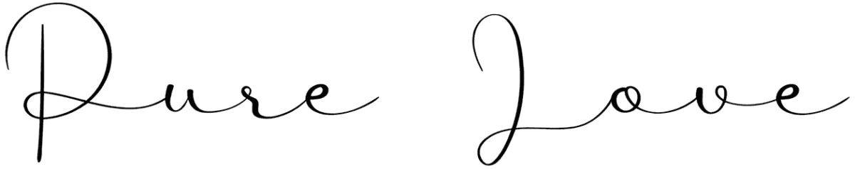 Pure Love Font 1
