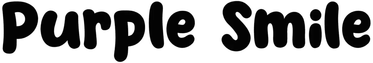 Purple Smile Font 1