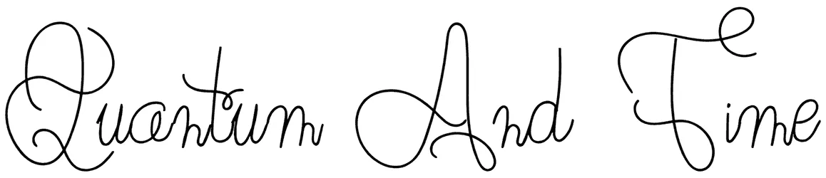 Quantum And Time Font 1