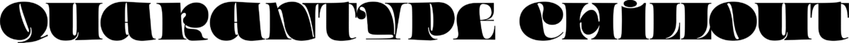Quarantype Chillout Font 1