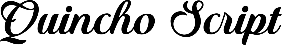 Quincho Script Font 1
