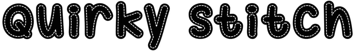 Quirky Stitch Font 1