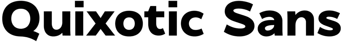 Quixotic Sans Font 1