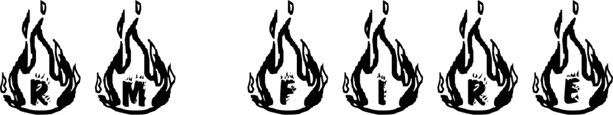 RM Fire Font 1