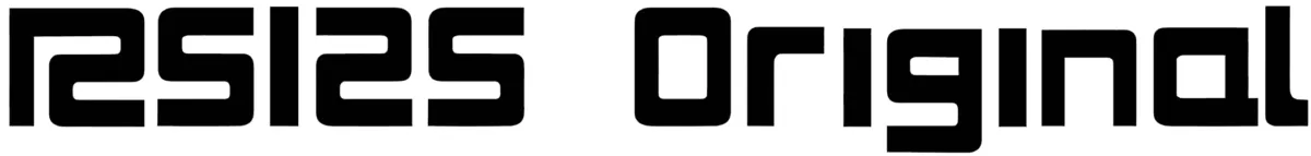 RS125 Original Font 1